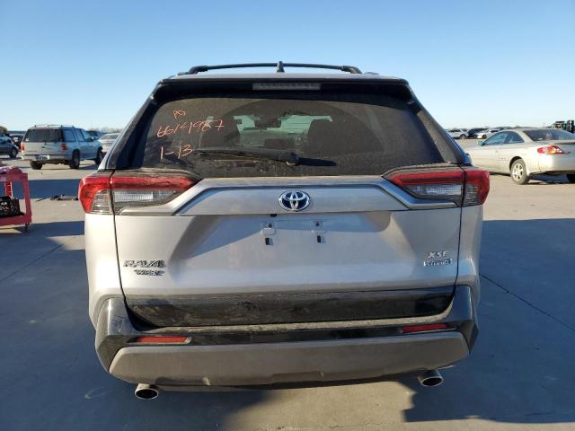 JTME6RFVXMD516571 - 2021 TOYOTA RAV4 XSE SILVER photo 6