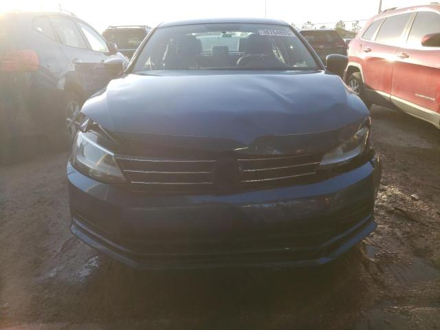 3VW2K7AJ4FM349099 - 2015 VOLKSWAGEN JETTA BASE BLUE photo 5