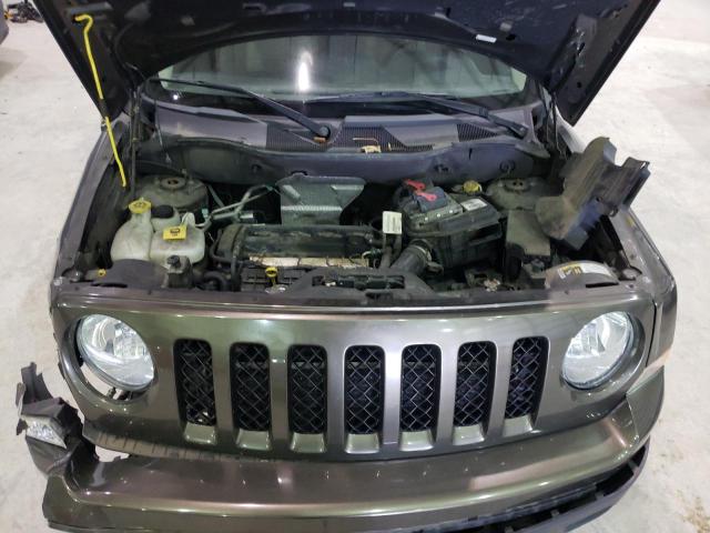 1C4NJPFA4FD171377 - 2015 JEEP PATRIOT LATITUDE GRAY photo 12