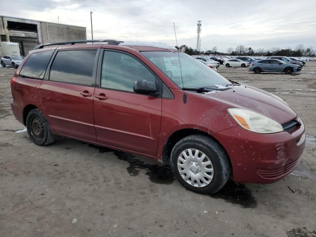 5TDZA23C05S374103 - 2005 TOYOTA SIENNA CE MAROON photo 4