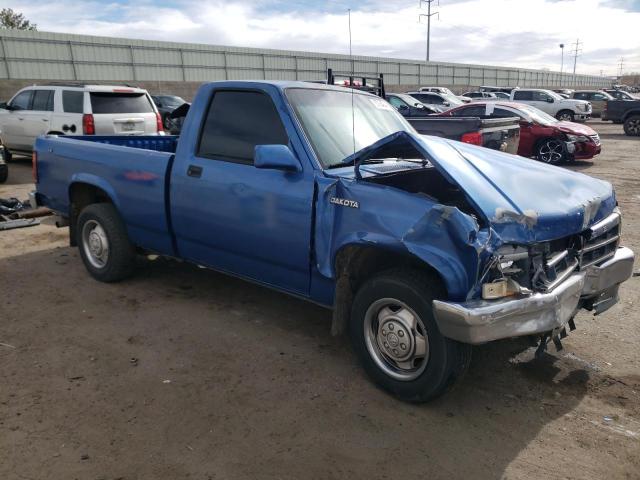 1B7FL26X7NS645239 - 1992 DODGE DAKOTA BLUE photo 4