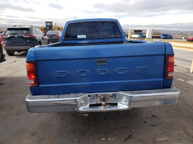 1B7FL26X7NS645239 - 1992 DODGE DAKOTA BLUE photo 6