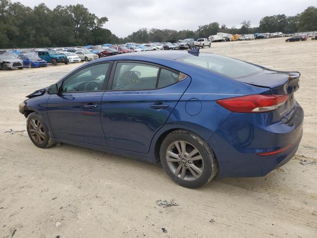 5NPD84LF9HH047365 - 2017 HYUNDAI ELANTRA SE BLUE photo 2