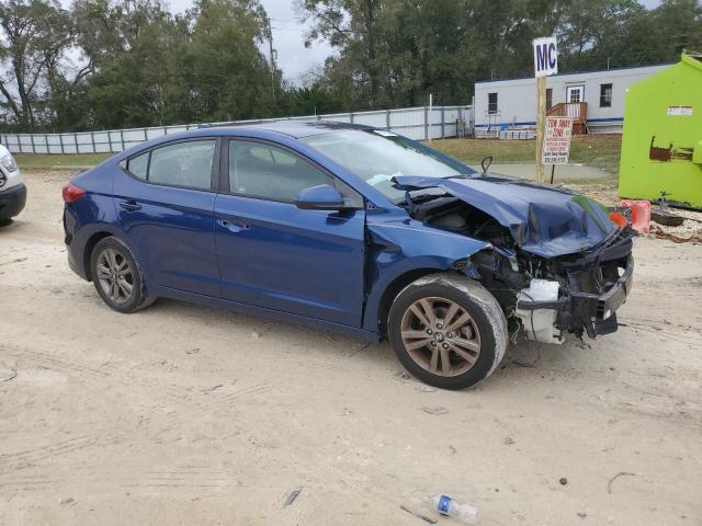 5NPD84LF9HH047365 - 2017 HYUNDAI ELANTRA SE BLUE photo 4