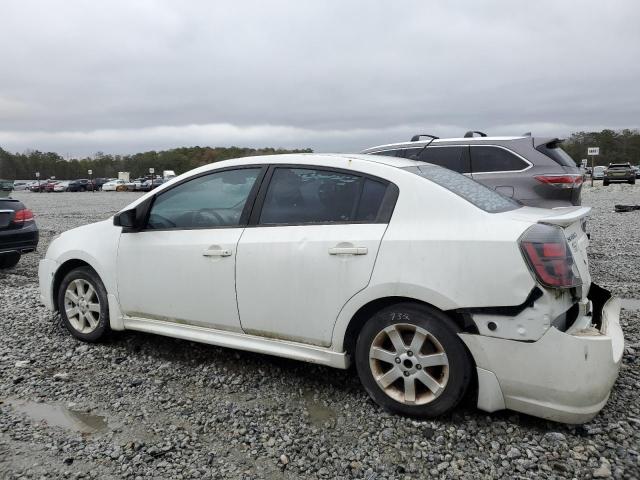 3N1AB6AP1CL699484 - 2012 NISSAN SENTRA 2.0 WHITE photo 2