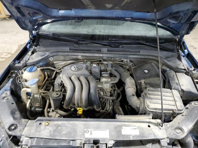 3VW1K7AJ9FM307877 - 2015 VOLKSWAGEN JETTA BASE BLUE photo 11
