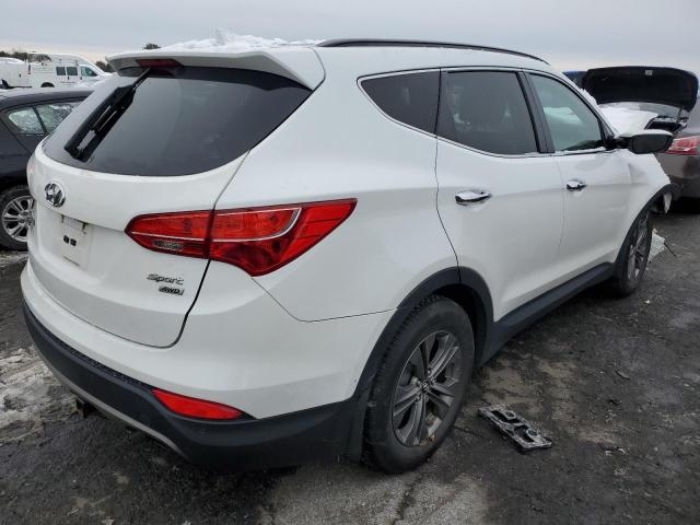 5XYZUDLB7EG219359 - 2014 HYUNDAI SANTA FE S WHITE photo 3