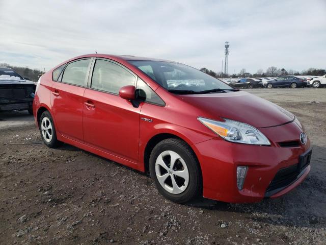 JTDKN3DU7C1553543 - 2012 TOYOTA PRIUS RED photo 4