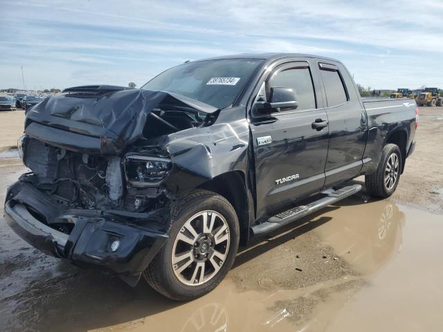 5TFRY5F18KX247693 - 2019 TOYOTA TUNDRA DOUBLE CAB SR/SR5 BLACK photo 1