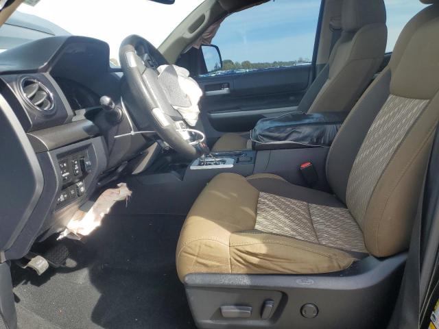 5TFRY5F18KX247693 - 2019 TOYOTA TUNDRA DOUBLE CAB SR/SR5 BLACK photo 7
