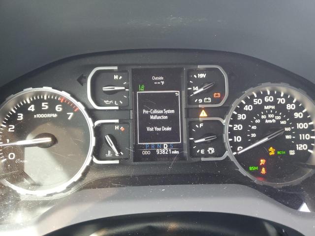 5TFRY5F18KX247693 - 2019 TOYOTA TUNDRA DOUBLE CAB SR/SR5 BLACK photo 9