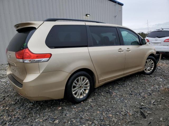 5TDYK3DC8CS264037 - 2012 TOYOTA SIENNA XLE TAN photo 3