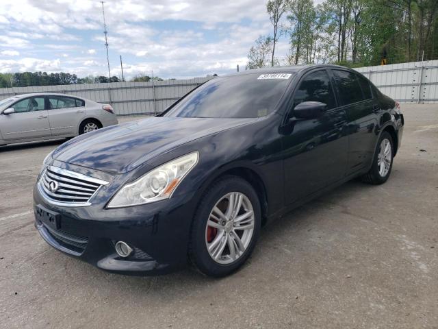 JN1CV6AR0DM358649 - 2013 INFINITI G37 BLACK photo 1