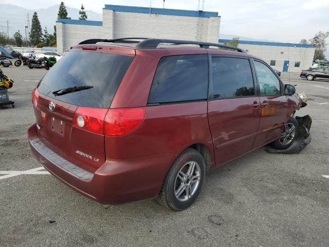 5TDZA23C76S469078 - 2006 TOYOTA SIENNA CE RED photo 3