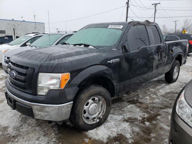 1FTEX1CMXBFD25003 - 2011 FORD F150 SUPER CAB BLACK photo 1