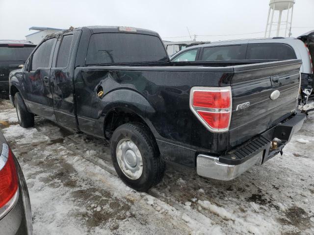 1FTEX1CMXBFD25003 - 2011 FORD F150 SUPER CAB BLACK photo 2