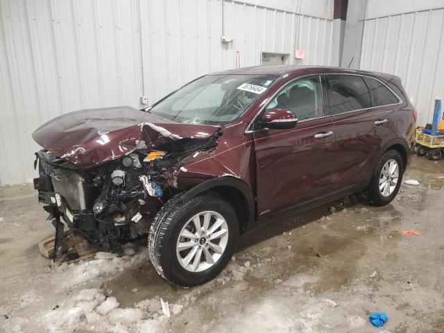 5XYPGDA31LG676210 - 2020 KIA SORENTO L BURGUNDY photo 1