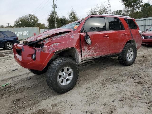 JTEZU5JR5F5103699 - 2015 TOYOTA 4RUNNER SR5 RED photo 1