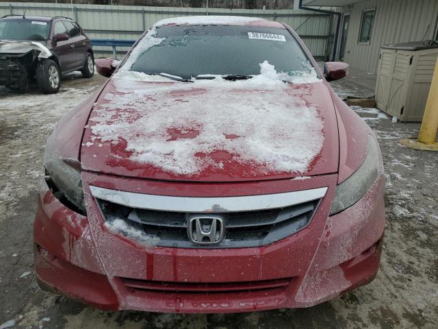 1HGCS2B86BA008530 - 2011 HONDA ACCORD EXL RED photo 5