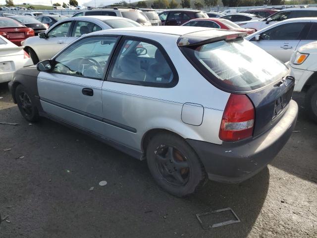 2HGEJ6449XH113357 - 1999 HONDA CIVIC DX TWO TONE photo 2