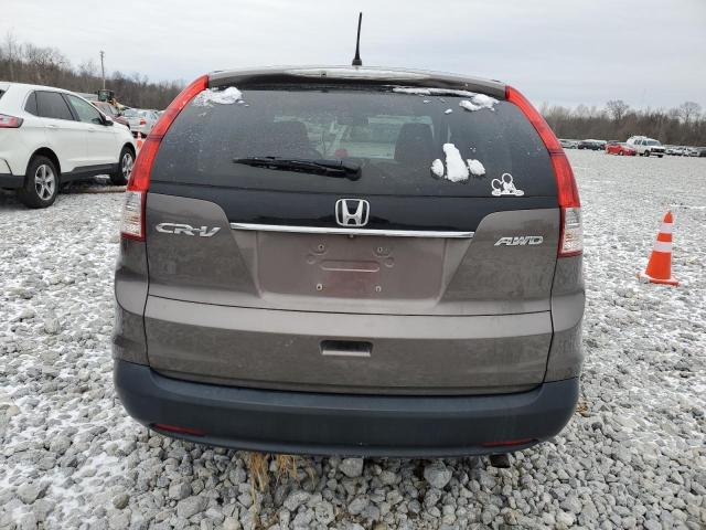 2HKRM4H53EH666914 - 2014 HONDA CR-V EX BROWN photo 6