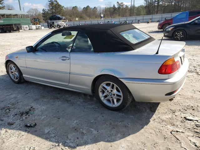 WBABW33474PL30865 - 2004 BMW 325 CI SILVER photo 2