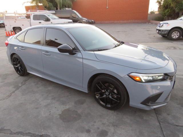 2HGFE2F58NH606421 - 2022 HONDA CIVIC SPORT 蓝色 照片 1