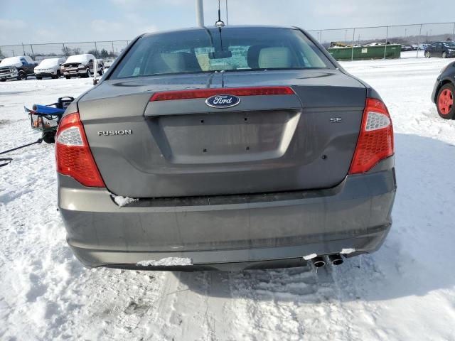 3FAHP0HA9CR162554 - 2012 FORD FUSION SE SILVER photo 6