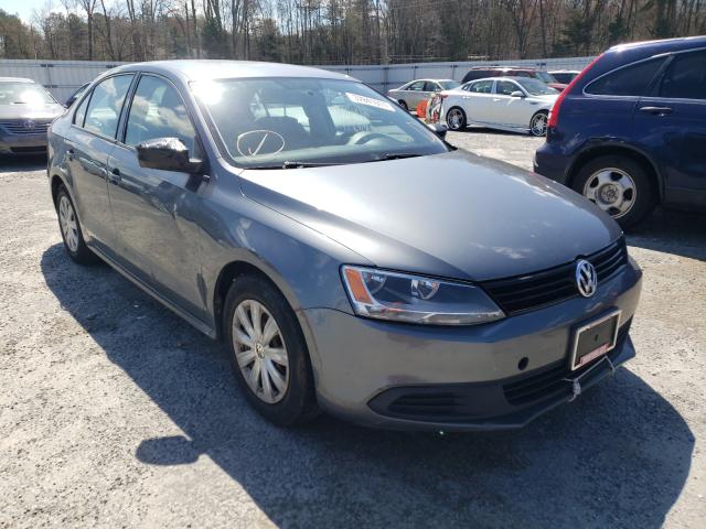 3VW2K7AJ7BM306113 - 2011 VOLKSWAGEN JETTA BASE رمادي صورة 1