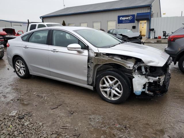 3FA6P0HD3ER127464 - 2014 FORD FUSION SE SILVER photo 4