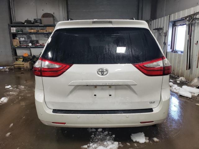 5TDYK3DC1FS641182 - 2015 TOYOTA SIENNA XLE WHITE photo 6