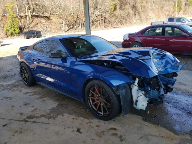 1FA6P8CF0J5112876 - 2018 FORD MUSTANG GT BLUE photo 4