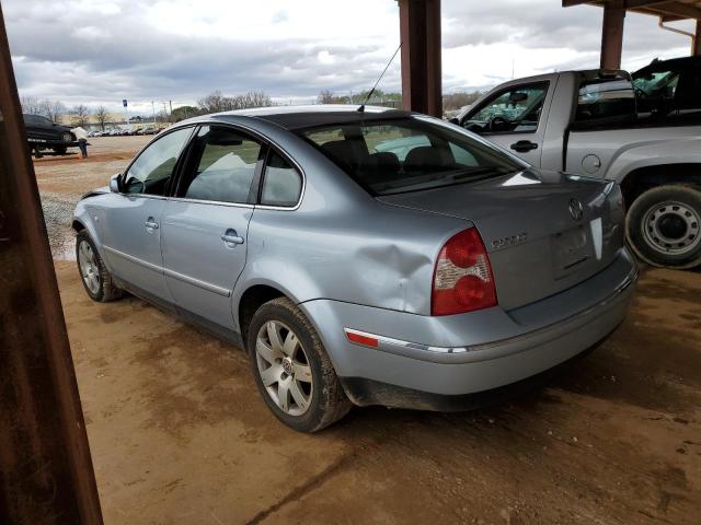 WVWRH63B82P077600 - 2002 VOLKSWAGEN PASSAT GLX Mavi foto 2