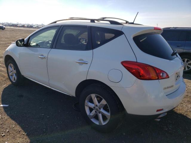 JN8AZ1MU4AW015116 - 2010 NISSAN MURANO S WHITE photo 2