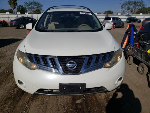 JN8AZ1MU4AW015116 - 2010 NISSAN MURANO S WHITE photo 5