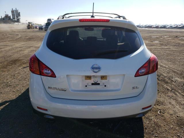 JN8AZ1MU4AW015116 - 2010 NISSAN MURANO S WHITE photo 6