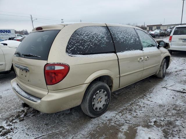 2C4GP44391R250432 - 2001 CHRYSLER TOWN & COU LX GOLD photo 3