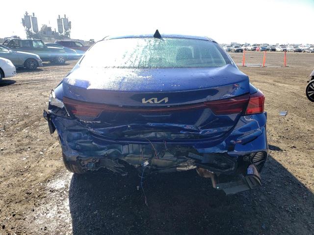 3KPF24AD2PE551965 - 2023 KIA FORTE LX BLUE photo 6