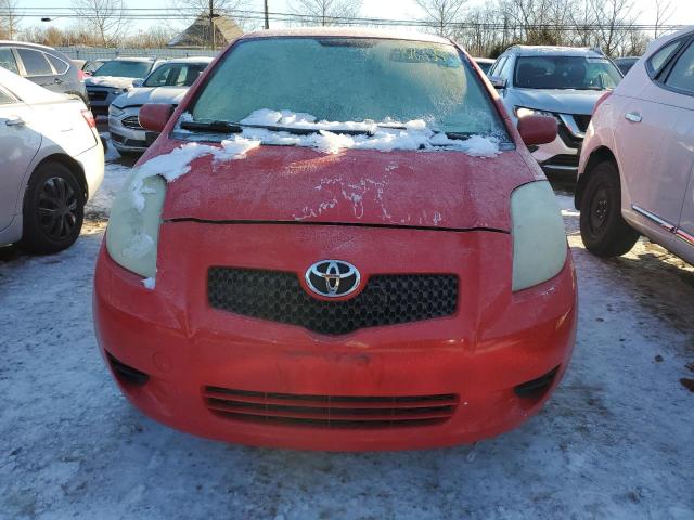 JTDJT903875098847 - 2007 TOYOTA YARIS RED photo 5