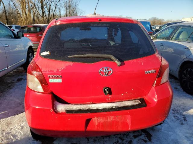 JTDJT903875098847 - 2007 TOYOTA YARIS RED photo 6