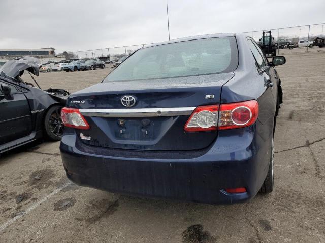 2T1BU4EE7DC095127 - 2013 TOYOTA COROLLA BASE BLUE photo 6