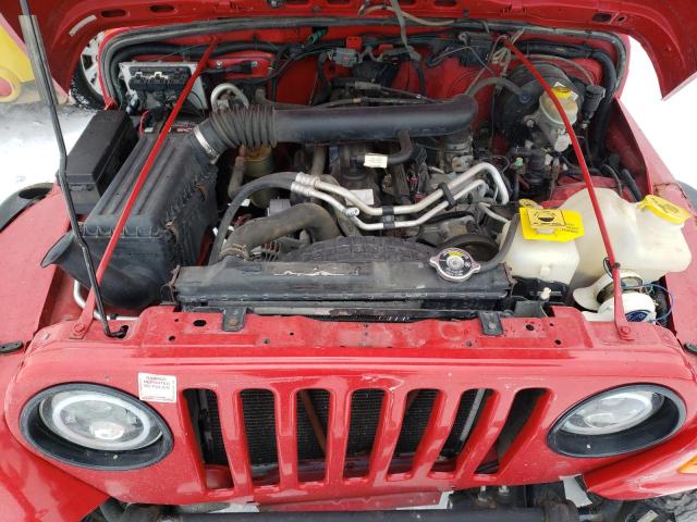 1J4FA49S73P360200 - 2003 JEEP WRANGLER / SPORT RED photo 12