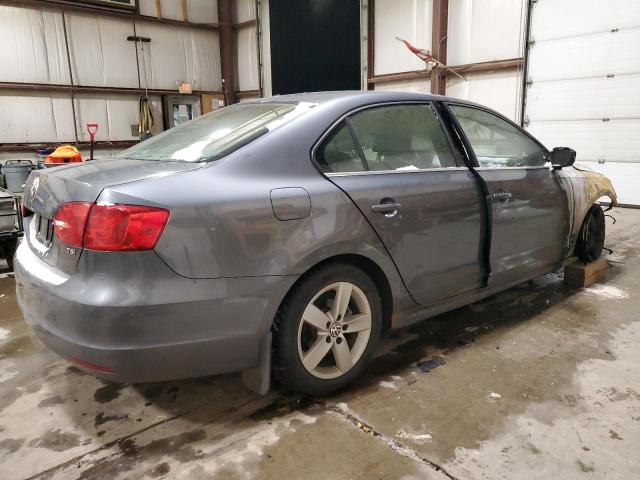 3VWD07AJ0EM407934 - 2014 VOLKSWAGEN JETTA SE GRAY photo 3