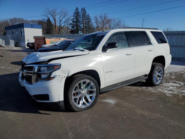 1GNSKBKC8FR214803 - 2015 CHEVROLET TAHOE K1500 LT WHITE photo 1