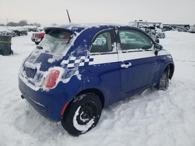 3C3CFFAR3DT573869 - 2013 FIAT 500 POP BLUE photo 3