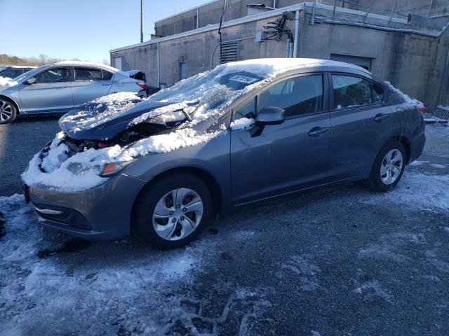 19XFB2F53DE257802 - 2013 HONDA CIVIC LX GRAY photo 1