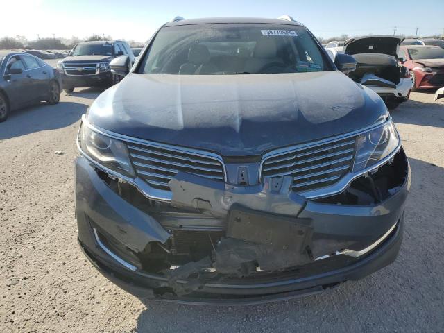 2LMPJ6LR0JBL12425 - 2018 LINCOLN MKX RESERVE BLUE photo 5