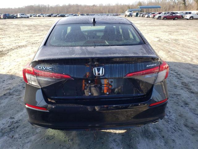 2HGFE2F5XNH602452 - 2022 HONDA CIVIC SPORT BLACK photo 6