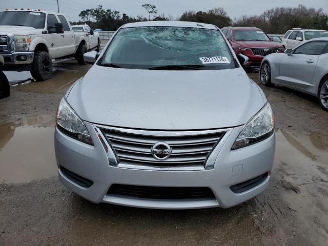 3N1AB7AP1FL692609 - 2015 NISSAN SENTRA S SILVER photo 5