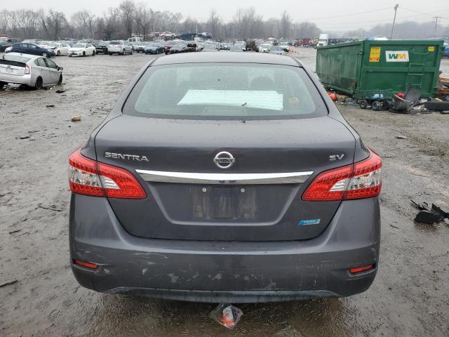 3N1AB7AP9EL696776 - 2014 NISSAN SENTRA S GRAY photo 6